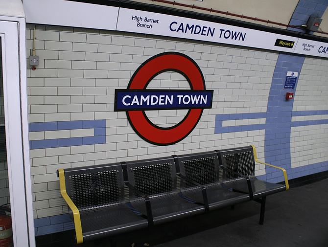 asientos grises de camden town