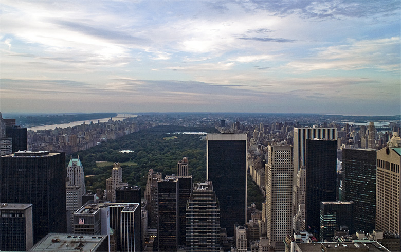 central park desde el top of the rock