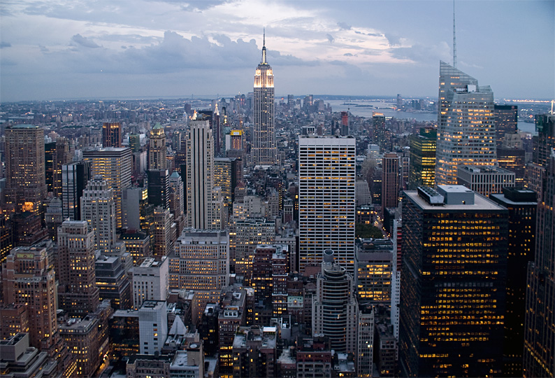 from the top of the rock