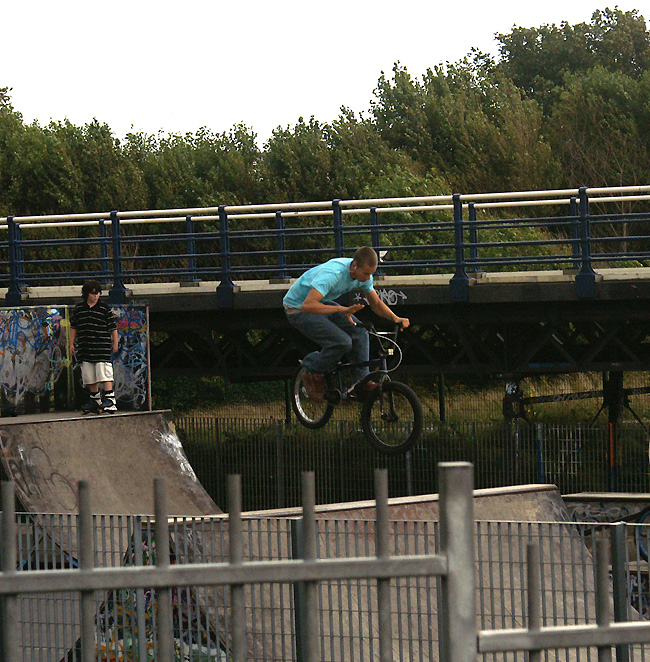 volando en bici