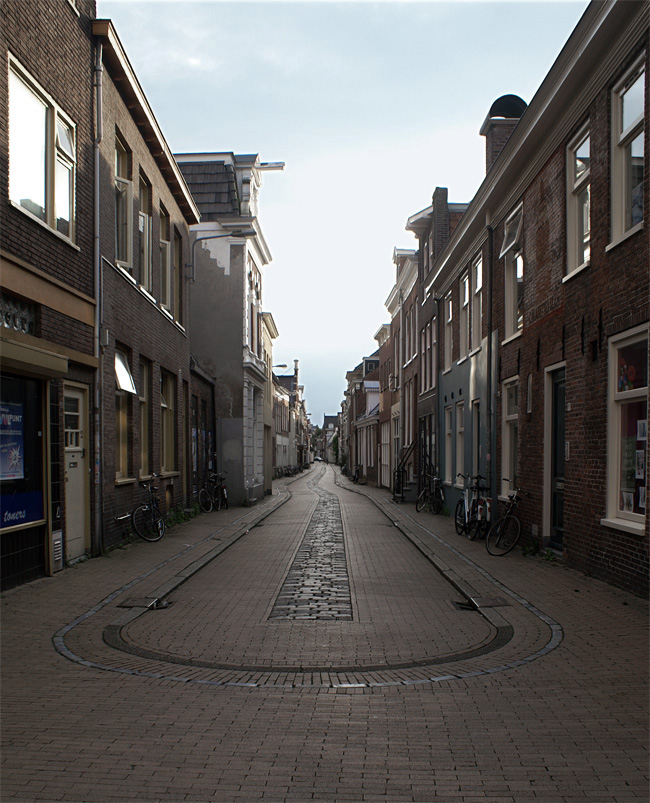 calle vacia de groningen