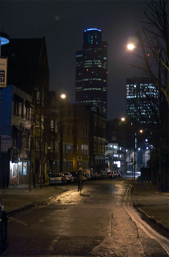 vista desde bricklane hacia spitafields
