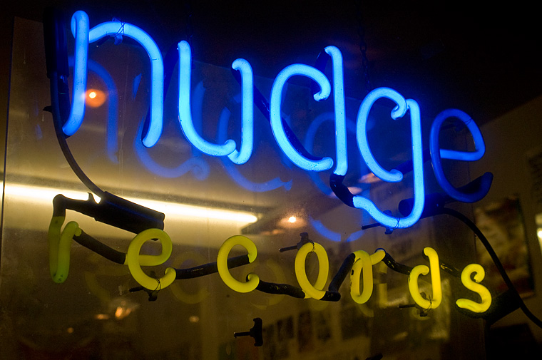 nudge records neon