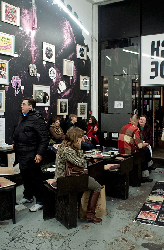 rough trade coffee area
