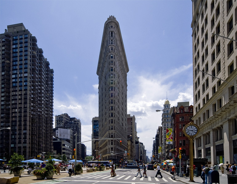 el flatiron desde la 5ª avenida