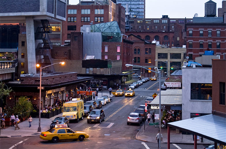 meetpacking district from the high line