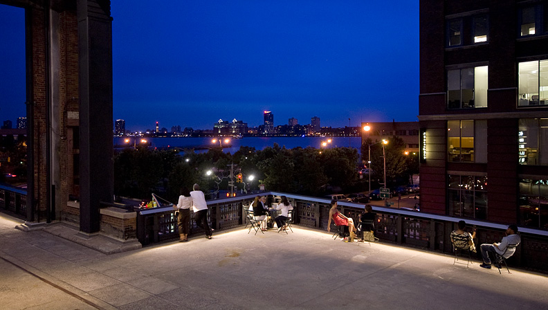 the high line, en una noche de verano