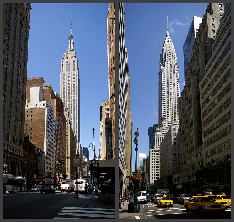empire state building & chrisler building