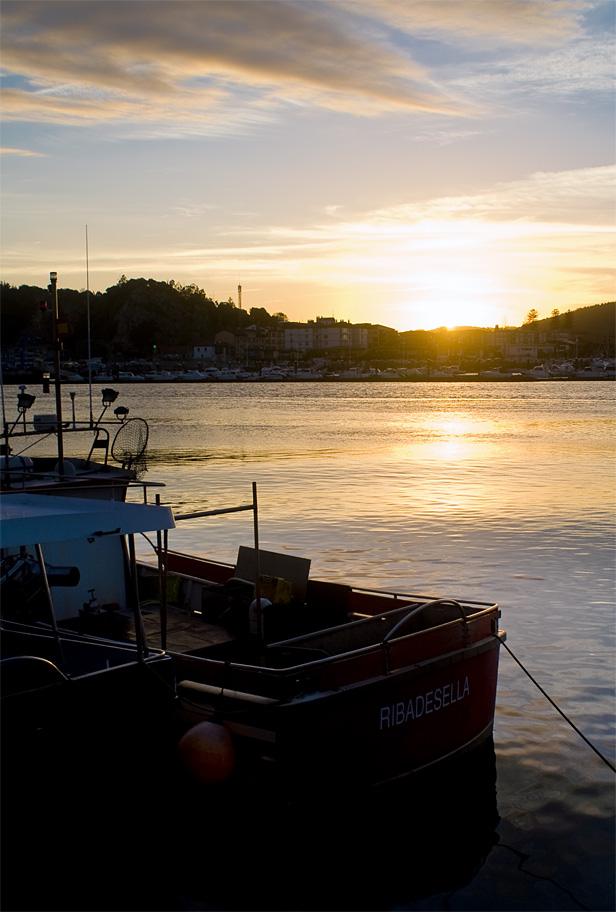 atardecer en ribadesella